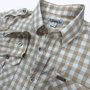 Ablanche New York Men's Long Sleeve Button Front‎ Shirt Size Large